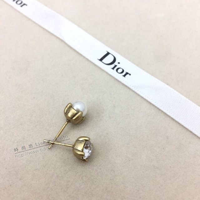 Dior飾品 迪奧經典熱銷款星星珍珠扇形耳釘耳環  zgd1465